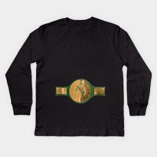 I'M THE 24/7 CHAMPION Kids Long Sleeve T-Shirt